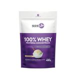 Whey Protein 100% Proteína Concentrada Sabor Baunilha Refil 480g Size Up