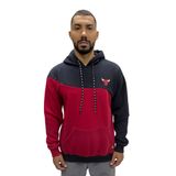 Blusa Moletom Nba Masculina Chicago Bulls Wave Original