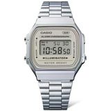 Relógio De Pulso Casio Casual Prata A168wa-8aydf