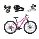 Bicicleta Aro 29 Absolute Hera Feminina Shimano Altus 24v K7 Freios Hidráulicos Garfo Trava - Rosa Tam.17