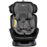 Cadeirinha Para Auto Infanti Ravenna 0 A 36kg Reclinável Ajustável Preto Com Cinza Cadeira Passeio Para Carro Bebê