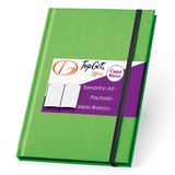 Caderneta Neon 14x21cm 96 Fls Pautadas - Verde Claro