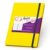 Caderneta Neon 14x21cm 96 Fls Pautadas - Amarelo