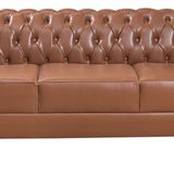 Namoradeira Chest 3 Lugares Duque Courano Caramelo