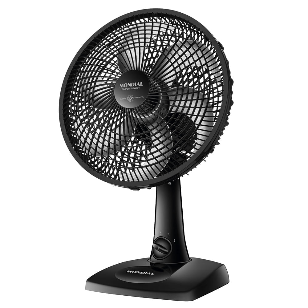 Ventilador De Mesa Mondial 6 Pás Vsp-30-b 220v- Reembalado