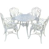Conjunto De Jardim Modelo Fortaleza Mesa E 4 Cadeiras
