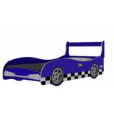 Cama Infantil Carro Solteiro Rally Azul Gelius