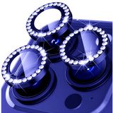 Kit 3 Película Lente Câmera Strass Brilho Compatível Com Iphone 13 Pro Tela 6.1 Proteção