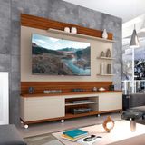 Estante Home Theater Para Tv De 65 Polegadas Cedro Off White Freijo