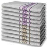 10 Panos De Prato Atoalhado Felpudo Premium 5 Lil?s 5 Marrom