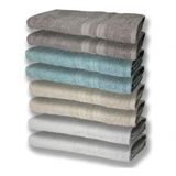 8 Toalhas Grande Felpudas Grossa 80x150 2 Br 2 Bg 2 Vd 2 Cz