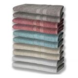 10 Toalhas Super Felpudas Grande Grossa 2br 2bg 2vd 2rê 2cz