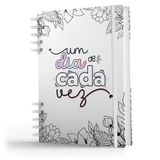 Caderno De Anotações -200 Pag- Coleção Floral - Um Dia