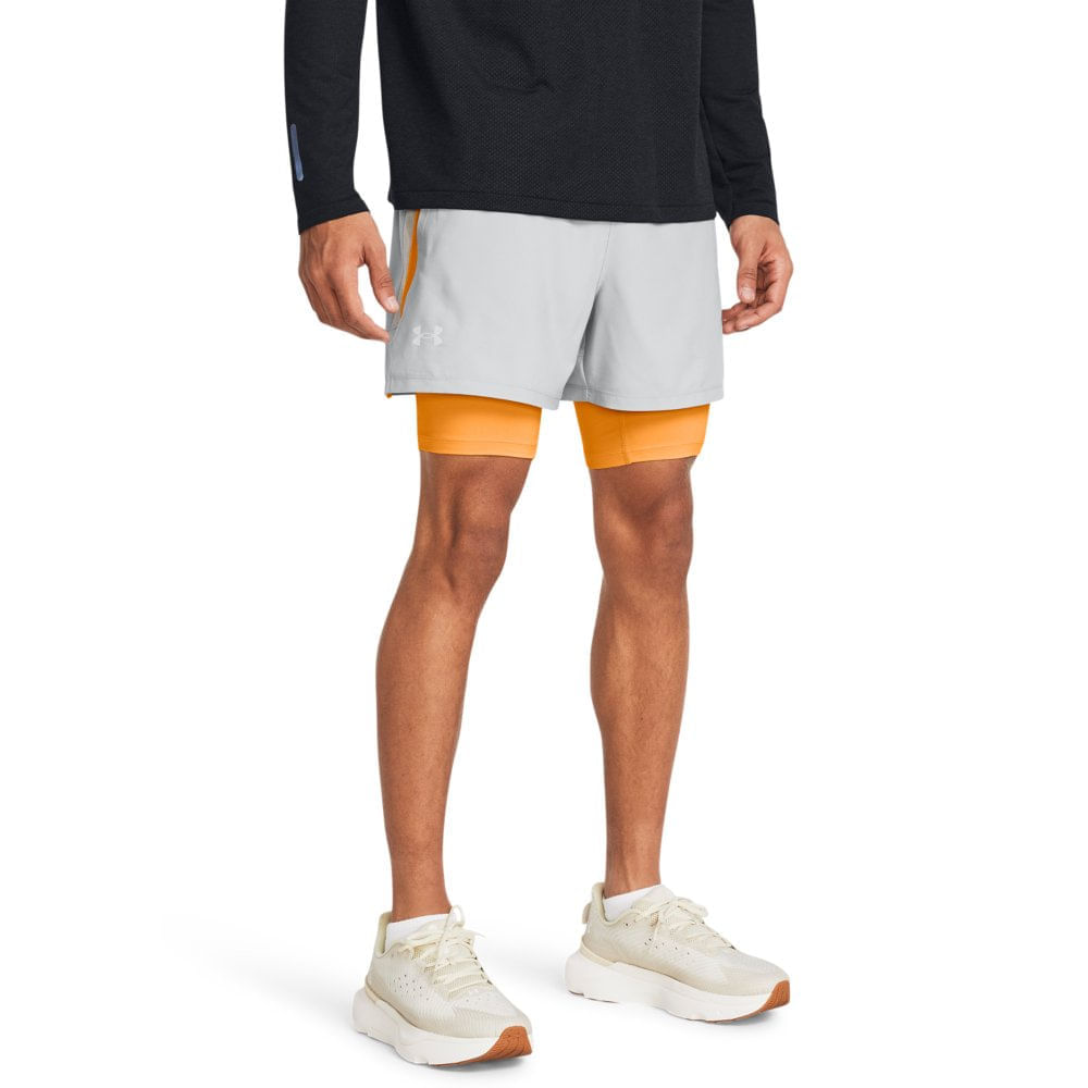 Shorts De Corrida 2 Em 1 Masculino Under Armour Launch 5