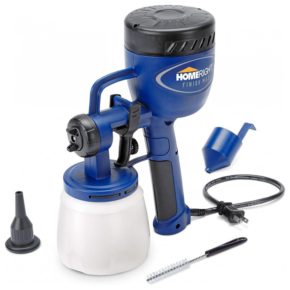 Pistola De Pintura Pulverizadora 800ml Com 3 Modos De Pulverizacao, Homeright C800766, Azul