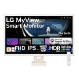 Monitor Lg 32&quot; Myview Smart 8ms 60hz Ips Bluetooth Branco 32sr50f-w