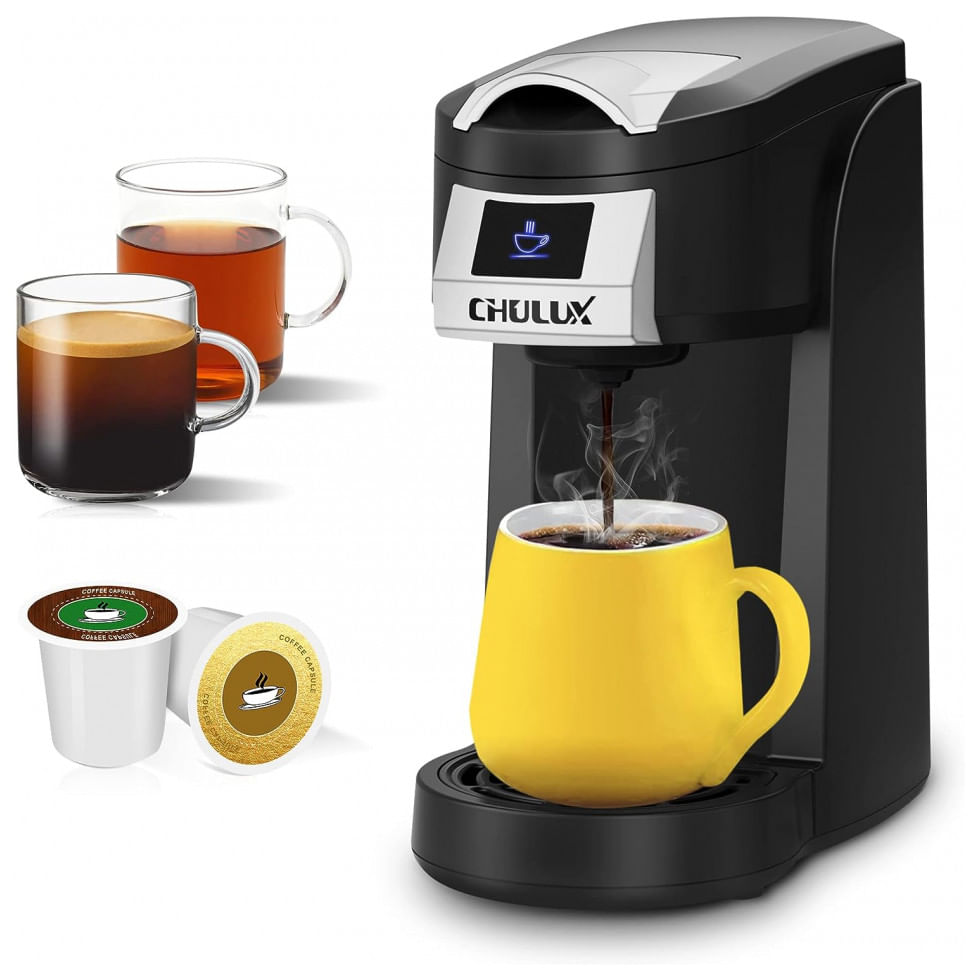 Cafeteira Eletrica Expresso Reservatorio 1.4 L, 800w, 110v, Chulux, Preto