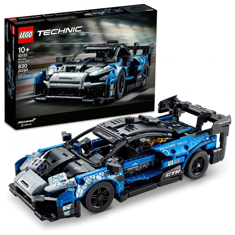 Lego Technic Mclaren Senna Gtr 42123 Toy Car Model Building Kit Build And Display An Authentic Mclaren Supercar, New 2021 830 Pieces