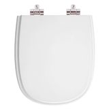 Assento Sanitario Poliester Com Amortecedor Paris Branco (neve) Para Vaso Ideal Standard