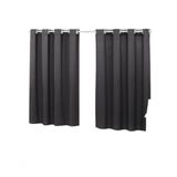 Cortina 2,80x1,30 Sala Quarto Cozinha Blackout Corta Luz Cor: Preto