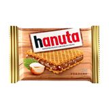 Hanuta Ferrero Wafer Recheado Com Avelã E Cacau 22g