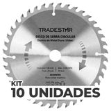 Kit 10 Discos Serra Circular Madeira 40 D 180x20mm Makita