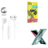 Kit Fone De Ouvido + Capinha Samsung S23 Ultra + Película 9d