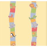 Papel De Parede Safari Friends Infantil Colorido Sf6207