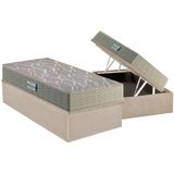 Cama Box Baú Solteiro: D45 - Ep Prodormir Advanced Tech2000 Double Face Base Crc Suede Clean