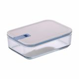 Pote De Vidro Hermético Retangular - Tampa Com Alavanca - 16