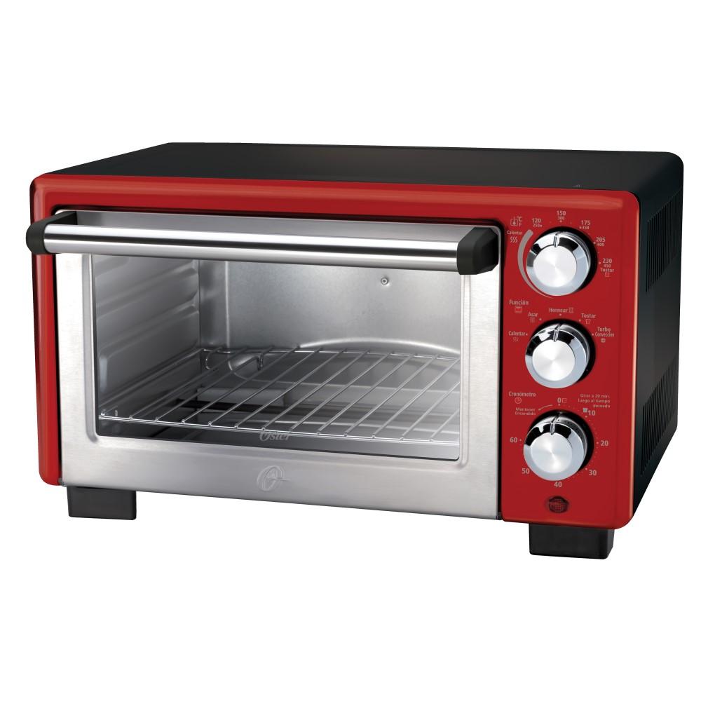 Forno Elétrico Oster Convection Cook 18l Porta De Vidro 1400w Vermelho 220v - Tssttv7118r