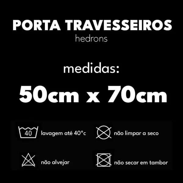 Porta Travesseiro Plush Inove Liso 50 X 70