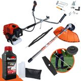 Máquina De Cortar Grama Á Gasolina Grhb430 43cc 1,7hp Roçadeira Bipartida Desmontável + Óleo Toyama 2t
