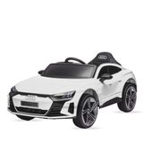 Carro Elétrico Infantil Com Controle Remoto 12v Audi E-tron Sportback Branco Música Luz De Led E Carregador Bivolt Zippy Toys