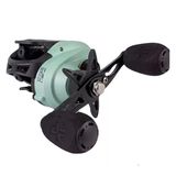 Carretilha Albatroz M21 Pro Slim Mint Grey 6 Rol. 7.2:1 Drag 9kg Maior Capacidade Linha