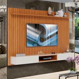 Home Ripado Para Tv Até 70 Polegadas Suspenso Nature Off White Daric Shop Jm