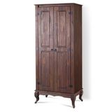 Multiuso Antigo Madeira Maciça 2 Portas Pés Luis Xv Marrom 4000 Shop Jm