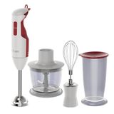 Mixer 3 Em 1 Oster Delight 250w Função Turbo Branco/vermelho 220v - 2615u