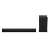 Soundbar LG com Subwoofer Sem Fio, 2.1 Canais, AI Sound Pro, Conexões Múltiplas e 300W RMS - S40T
