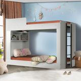 Beliche Infantil Solteiro Montessoriana Branco Nena Shop Jm