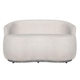 Namoradeira Orgânica Boucle 7decormoveis Boucle Bege Com Calacata Cinza