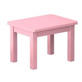 Mesinha Infantil Madeira Maciça 88x67 Rosa Sion Shop Jm