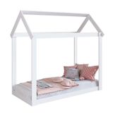 Mini Cama Montessoriana Infantil Branco Davi Shop Jm