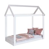 Cama Casinha Montessoriana Infantil Branco Mavie Shop Jm