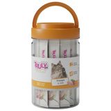 Truly Petisco Cremoso Gatos Sabor Frango E Bife C/30 Tubos