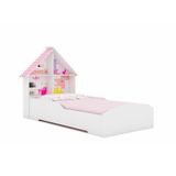 Cama Infantil Montessoriana Solteiro Branco Andy Shop Jm