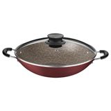 Wok Tramontina Paris Revestimento Interno E Externo Em Antiaderente Starflon Max Vermelho