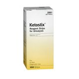 Tiras De Reagente Bayer Ketostix Para Urinálise Contagem De 1 Por