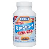 Dha E Epa - Omega-3 Vegan 90 Vcap Por Deva Vegan Vitamins