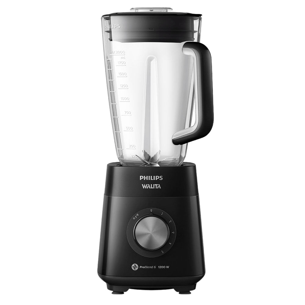 Liquidificador Philips Walita Ri2240 Série 5000 Jarra San 1200w 5 Velocidades Preto